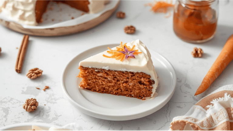 Healthy Carrot Cake: 3 Simple Steps to the Best Snack