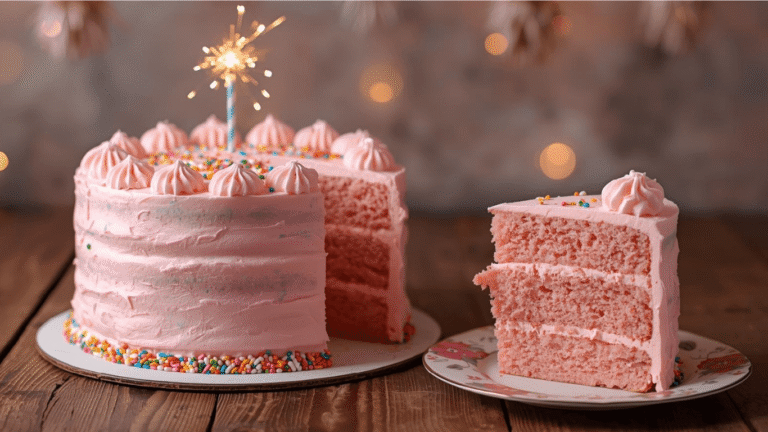 Pink Birthday Cake: How to Make a Moist Vanilla Base in 5 Steps