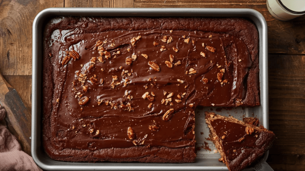 A: Absolutely. While pecans are traditional in the South, the cake is delicious without them. You can also sprinkle sprinkles on top for a festive birthday version.