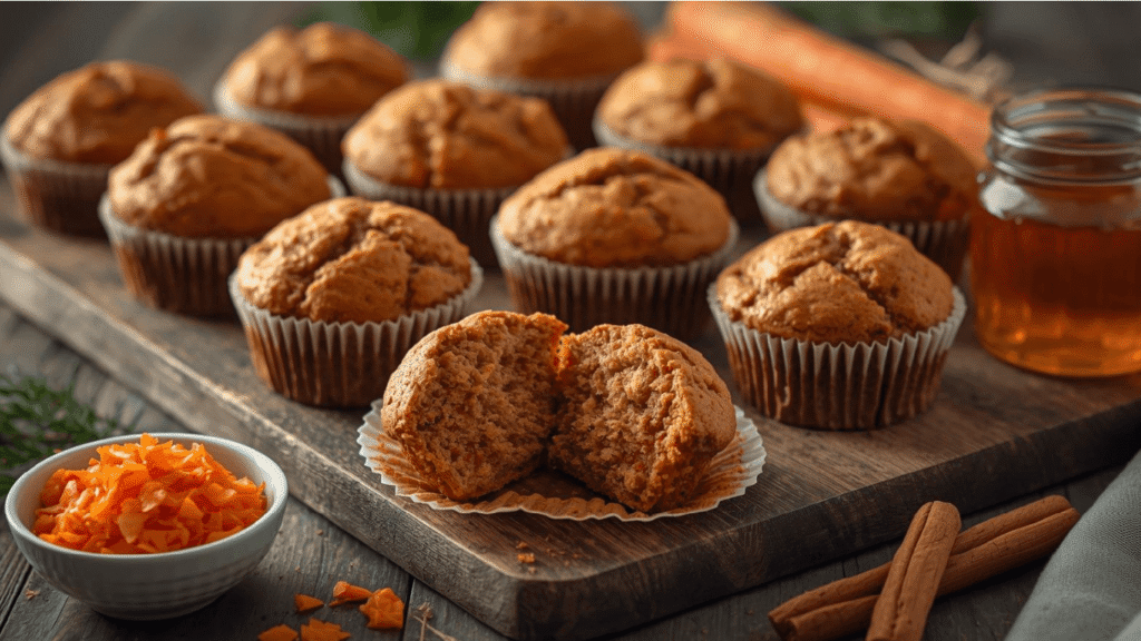 Healthy Carrot Cake Muffins: How to Bake 12 in 30 Minutes