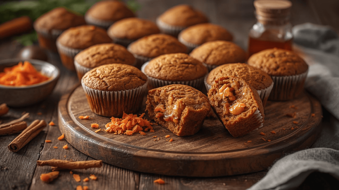 Healthy Carrot Cake Muffins: How to Bake 12 in 30 Minutes