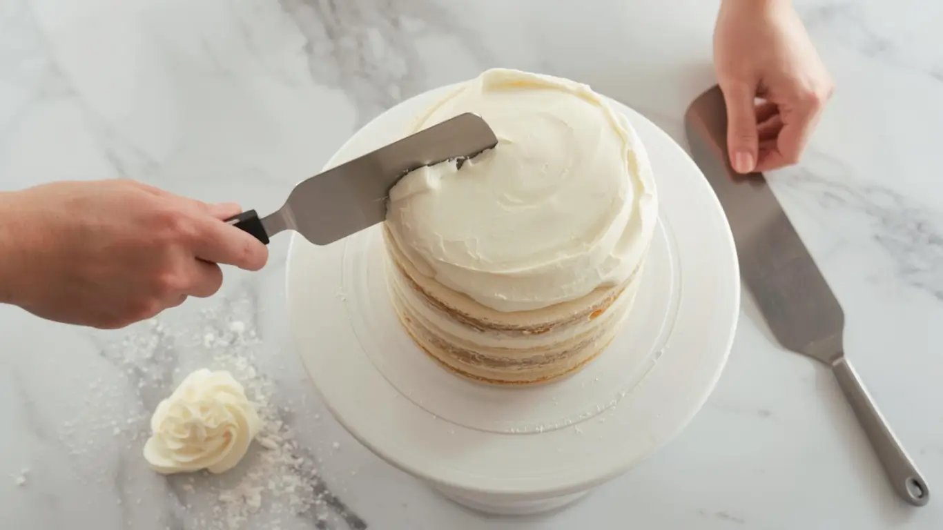 How to frost a cake Smoothly In 4 Easy Steps