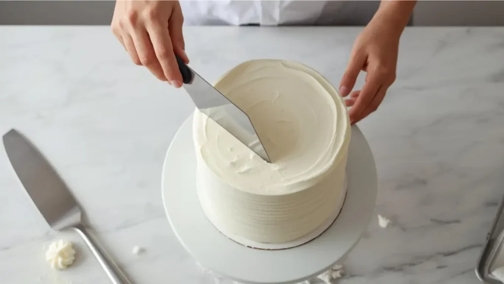How to frost a cake Smoothly In 4 Easy Steps